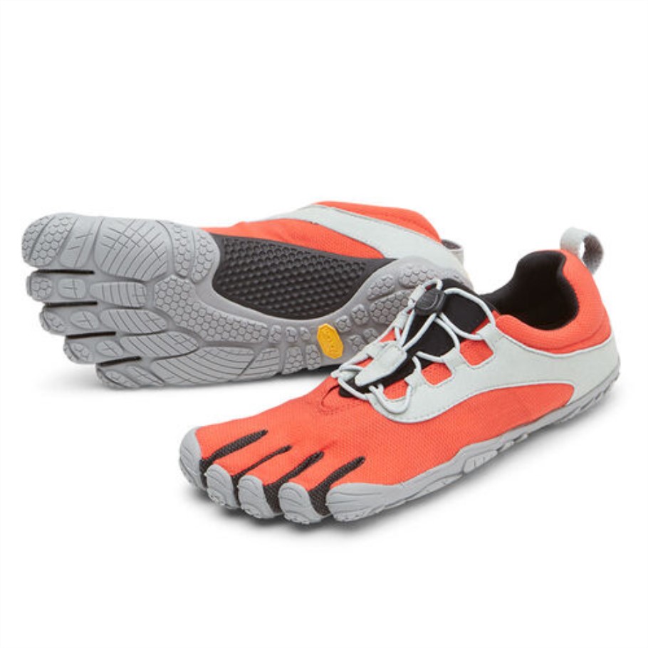 Vibram Red-Black-Grey V-Run Retro Men's